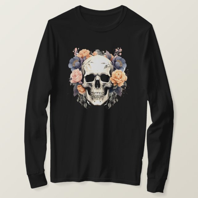 Camiseta Halloween Long Sleeve (Anverso del diseño)