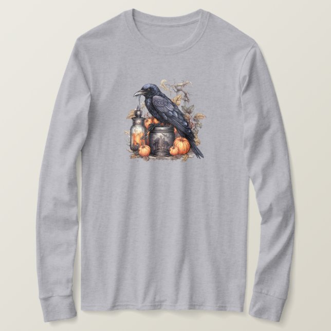 Camiseta Halloween Long Sleeve (Anverso del diseño)