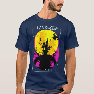 Camiseta Halloween Luna Llena Horror Halloween Disfraces Re