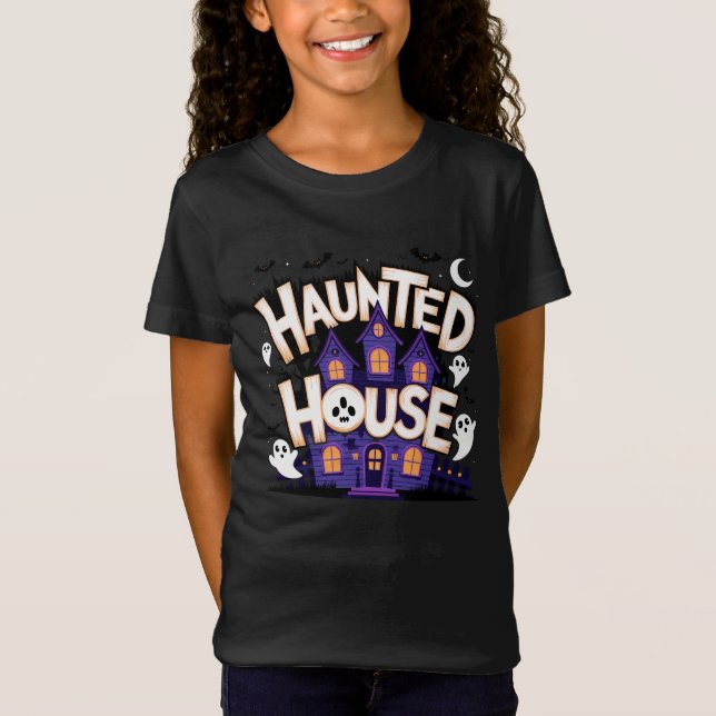 Camiseta Halloween - Maison Hantée (Anverso)