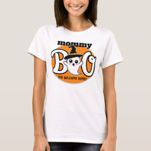 Camiseta Halloween Mamá Boo Diablo Familia Combinación