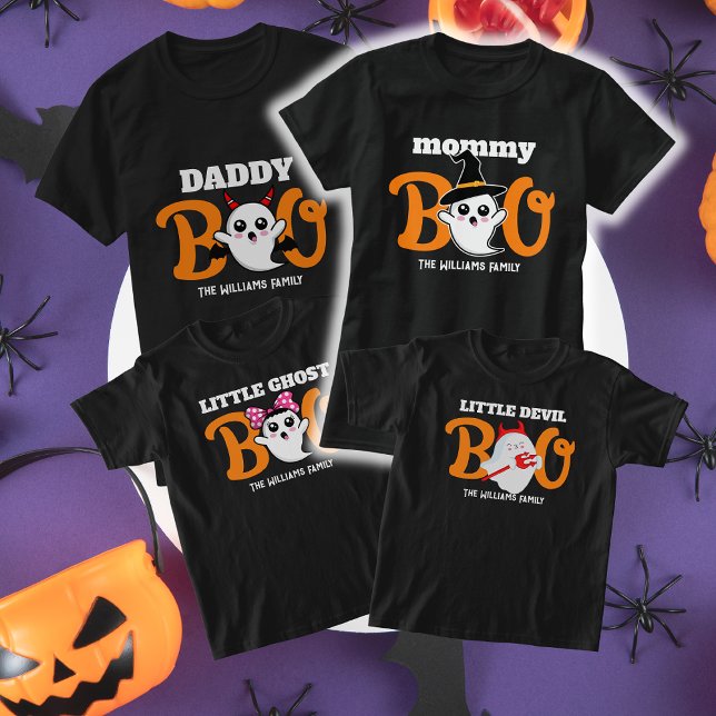 Camiseta Halloween Mamá Boo La Familia Diablos (Subido por el creador)