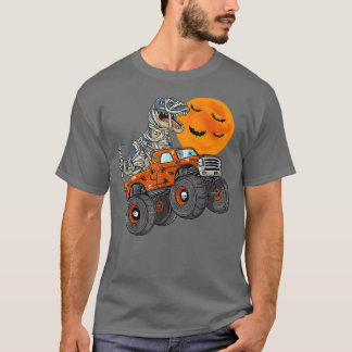 Camiseta Halloween Mamá Monstruo Camiones Niños