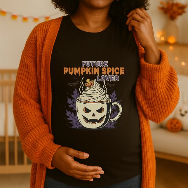 Camiseta Halloween Maternity Future Pumpkin Spover Lover (Subido por el creador)