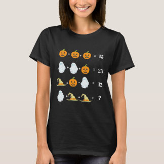 Camiseta Halloween Math Equations Math Teachers