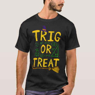 Camiseta Halloween Math Teacher Trig O Trate La Escuela Est