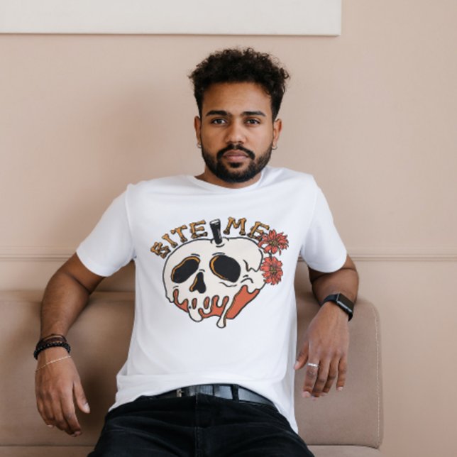 CAMISETA HALLOWEEN ME MITE MELTING SKULL (Subido por el creador)