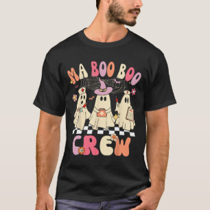 Camiseta Halloween Médico Istant Boo Crew Funny Mamáes Fant