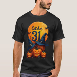 Camiseta halloween mens tshirts matching modern spooky seas