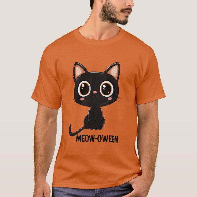 Camiseta Halloween Meow (Anverso)