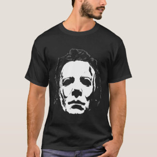 Camiseta Halloween Michael Myers Mask Big Face T-Shirt