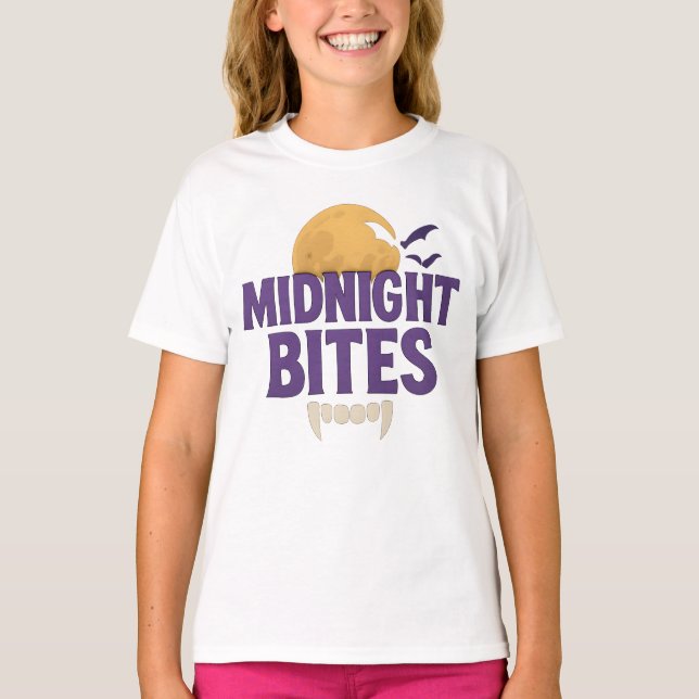 Camiseta Halloween Midnight Bites ropa unisex (Anverso)