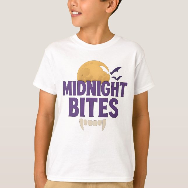 Camiseta Halloween Midnight Bites ropa unisex (Anverso)