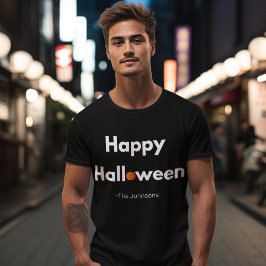 Camiseta Halloween Minimalista moderno - Calabaza personali