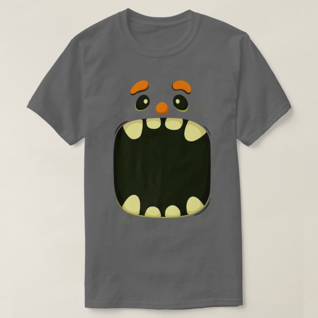 Camiseta Halloween Monster Face Costume Tee 159 (Diseño del anverso)