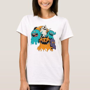 Camiseta Halloween/Monster/Octubre/Otoño
