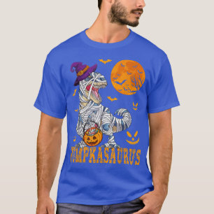 Camiseta Halloween Monster Truck Mummy Dinosaur Pumpkin Tod