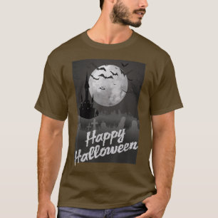 Camiseta Halloween  Moon & Castle in the Night 