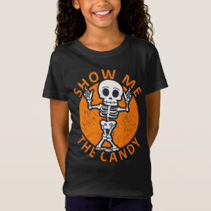 Camiseta Halloween Muéstrame El Esqueleto De Los Candy