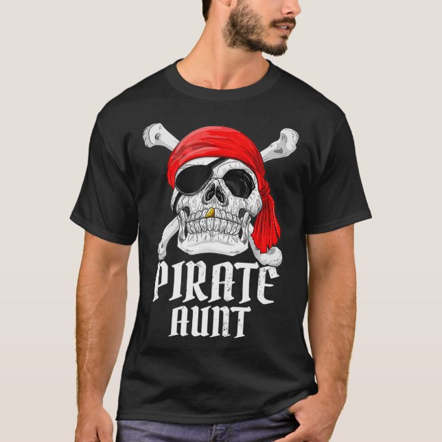 Camiseta Halloween, mujer de la fiesta temática Pirata  (Anverso)