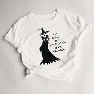 Camiseta Halloween Mujeres Brujas Camisas Graciosas Cita Te
