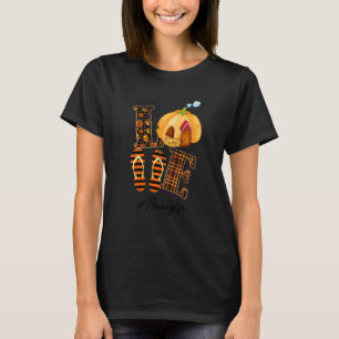 Camiseta Halloween Mujeres Mamá Ama A La Nanny Life Calabaz
