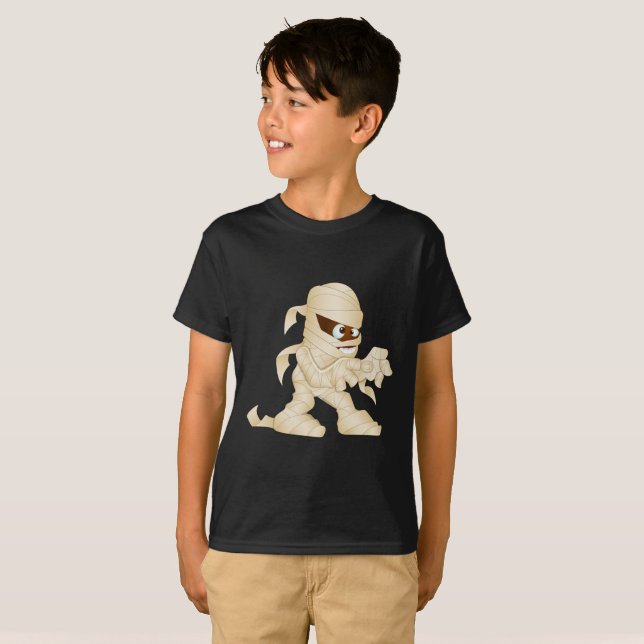 Camiseta Halloween Mummy Creepy Character (Anverso completo)