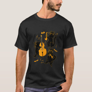 Camiseta Halloween musical, juego de fantasía para gato, 1 