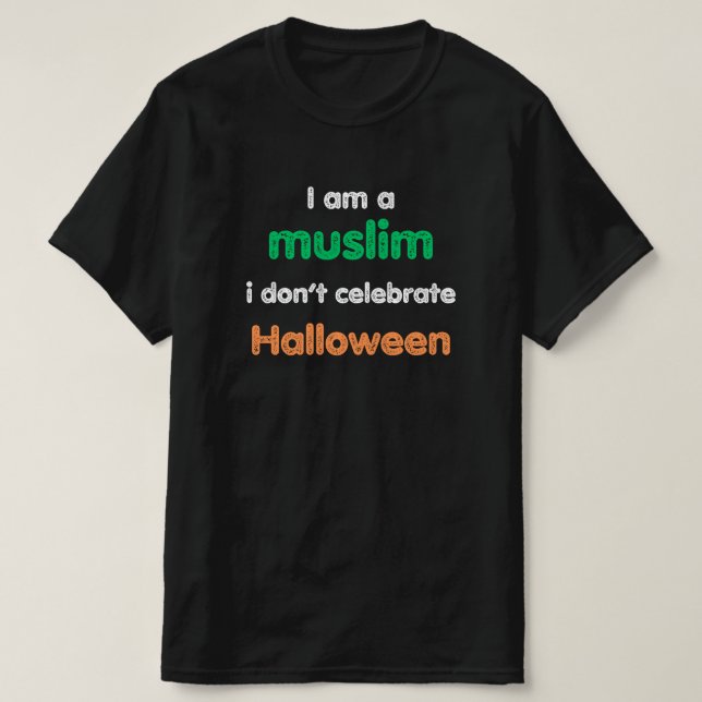 Camiseta Halloween musulmán (Diseño del anverso)