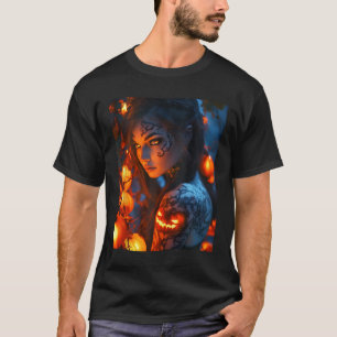 Camiseta Halloween Mystic Witch GIGHT Pumpkin