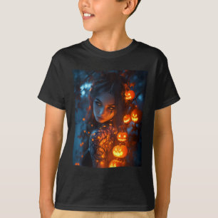 Camiseta Halloween Mystical Enchanting WIGHT GIGHT Pumpki