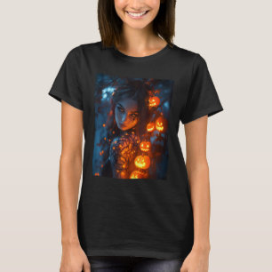 Camiseta Halloween Mystical Enchanting WIGHT GIGHT Pumpki