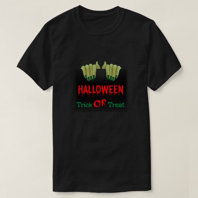 Camiseta Halloween Nails Classic  (Diseño del anverso)