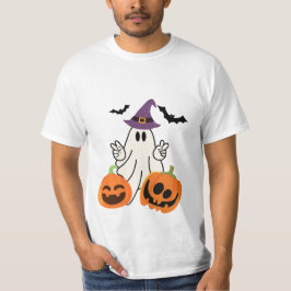 Camiseta Halloween, Naranja de la tripulación de boo
