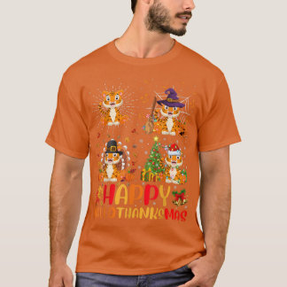 Camiseta Halloween Navidades de Acción de Gracias Liger Hal