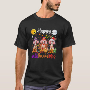 Camiseta Halloween Navidades del Día de Acción de Gracias C