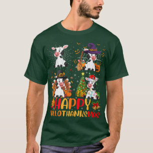 Camiseta Halloween Navidades del Día de Acción de Gracias G