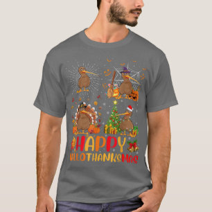 Camiseta Halloween Navidades del Día de Acción de Gracias K