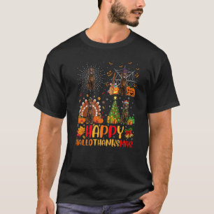 Camiseta Halloween Navidades irlandeses Setter Dog Hallotha