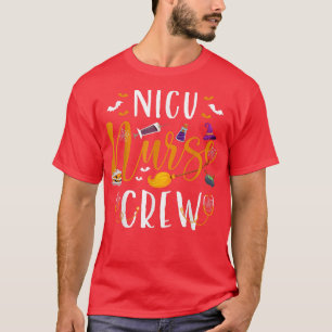 Camiseta Halloween NICU Nurse Crew Funny Halloween Witch Nu