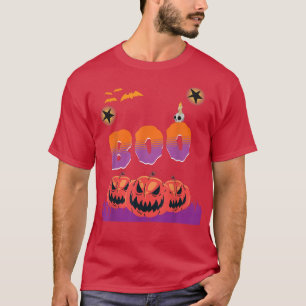 Camiseta Halloween Night Angry Pumpkins BOO