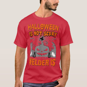 Camiseta Halloween no es miedo Soldador es 3669