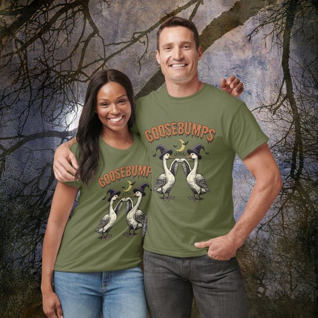 Camiseta Halloween Nostalgic Goose Bump Funny (Subido por el creador)