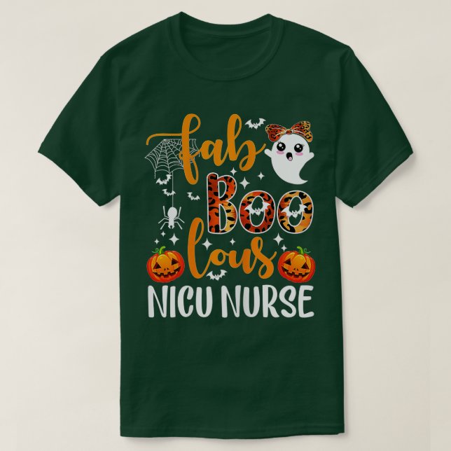 Camiseta Halloween Nurse Practitioner Boo Crew,Nurse Hallow (Diseño del anverso)