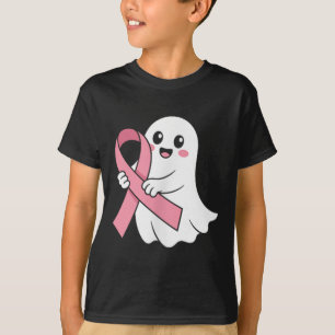 Camiseta Halloween Octubre Recorte rosado de conciencia sob