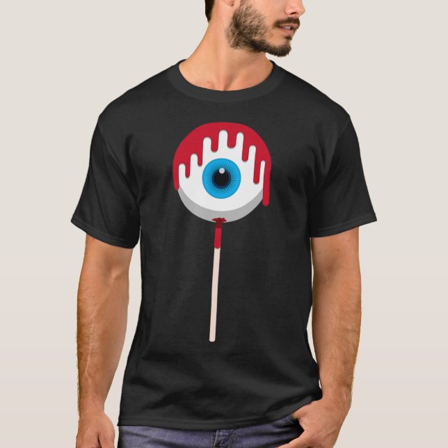 Camiseta Halloween Ojo Candy - Lollip de Eyeball (Anverso)