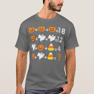 Camiseta Halloween Orden De Operaciones Prueba Mamáes Maest