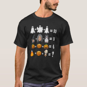 Camiseta Halloween Orden De Operaciones Prueba Math Teacher