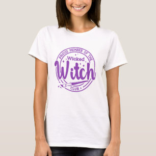 Camiseta Halloween Orgulloso Miembro Del Club De Brujas Mal