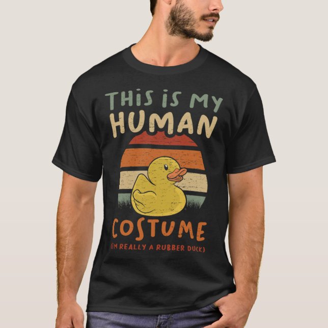 Camiseta Halloween Oros de perro de pato (Anverso)